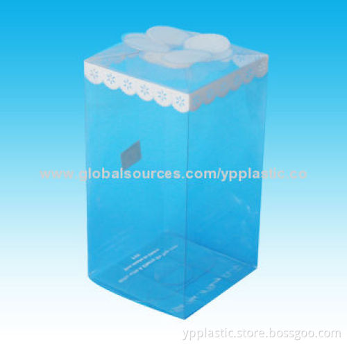 Clear PVC Box for Package, 0.2-0.8mm Thickness Range